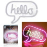 LAMPE LED EFFET NEON HELLO USB