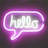 LAMPE LED EFFET NEON HELLO USB