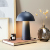 LAMPE DE TABLE CHAMPIGNON GRISE