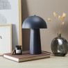 LAMPE DE TABLE CHAMPIGNON GRISE
