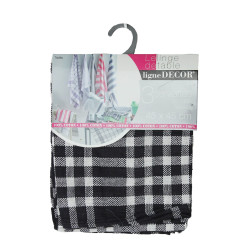 SERVIETTES DE TABLE /3 PCS TRADITIO NOIR