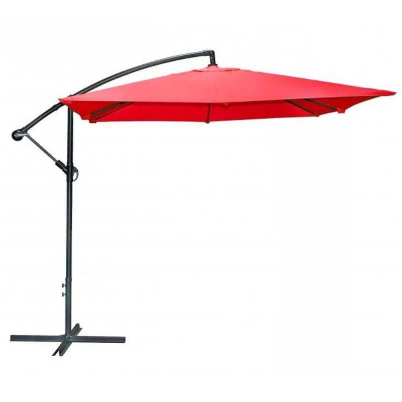 DEP PARASOL SQUARE RED 2.5X2.5M