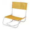 CALE DOS DE PLAGE JAUNE