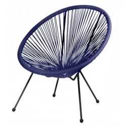 Fauteuil Relax Cabana Bleu