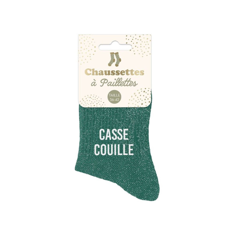 CHAUSSETTES PAILLETTES CASSE COUILLE CHAUSSETTES PAILLETTES CASSE COUILLE