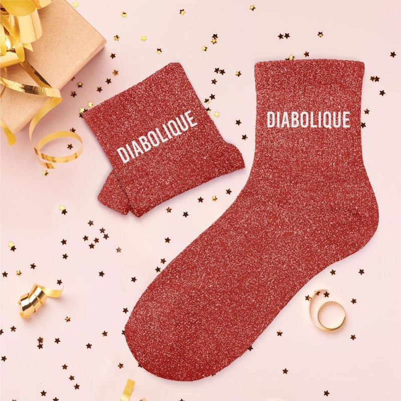 Chaussettes à Paillettes "Diabolique" Chaussettes à Paillettes "Diabolique"
