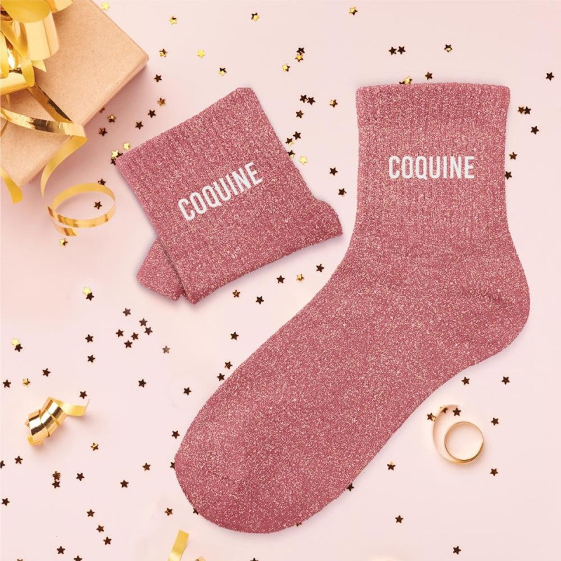 CHAUSSETTES PAILLETTES COQUINE CHAUSSETTES PAILLETTES COQUINE