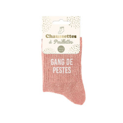 Chaussettes à Paillettes "GANG DE PESTES"