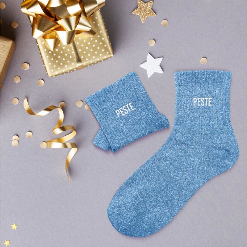 CHAUSSETTES PAILLETTES PESTE CHAUSSETTES PAILLETTES PESTE