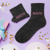 CHAUSSETTES PAILLETTES BICHETTES NOIRES CHAUSSETTES PAILLETTES BICHETTES NOIRES