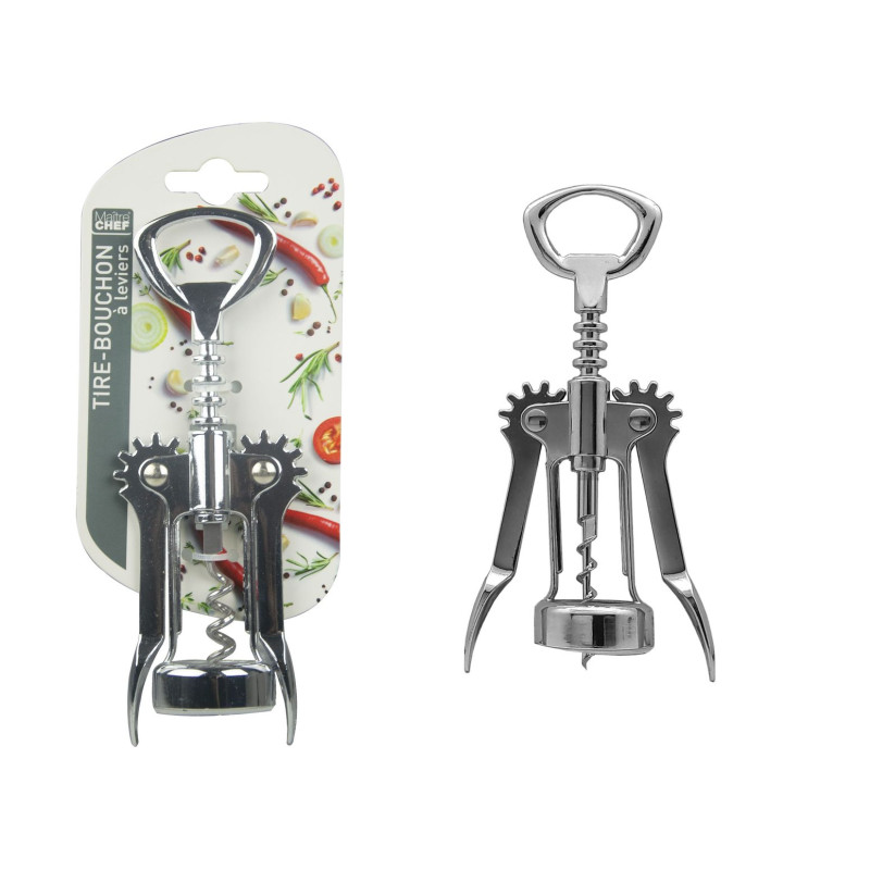 TIRE-BOUCHON A LEVIER INOX