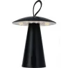 LAMPADA DA TAVOLO NERA RICARICABILE
