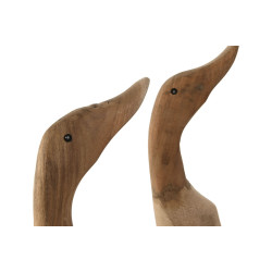 CANARD EN BOIS AVEC CHAUSSURES LACÉES 14