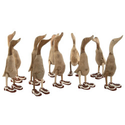 CANARD EN BOIS AVEC CHAUSSURES LACÉES 14