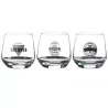 VERRE A WHISKY DECORE X3 34,5CL "IRISH"