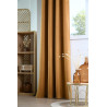 RIDEAU POLAIRE HARVARD MOUTARDE 140X260