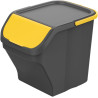 POUBELLE STACK 25L ANTH. VOLET JAUNE