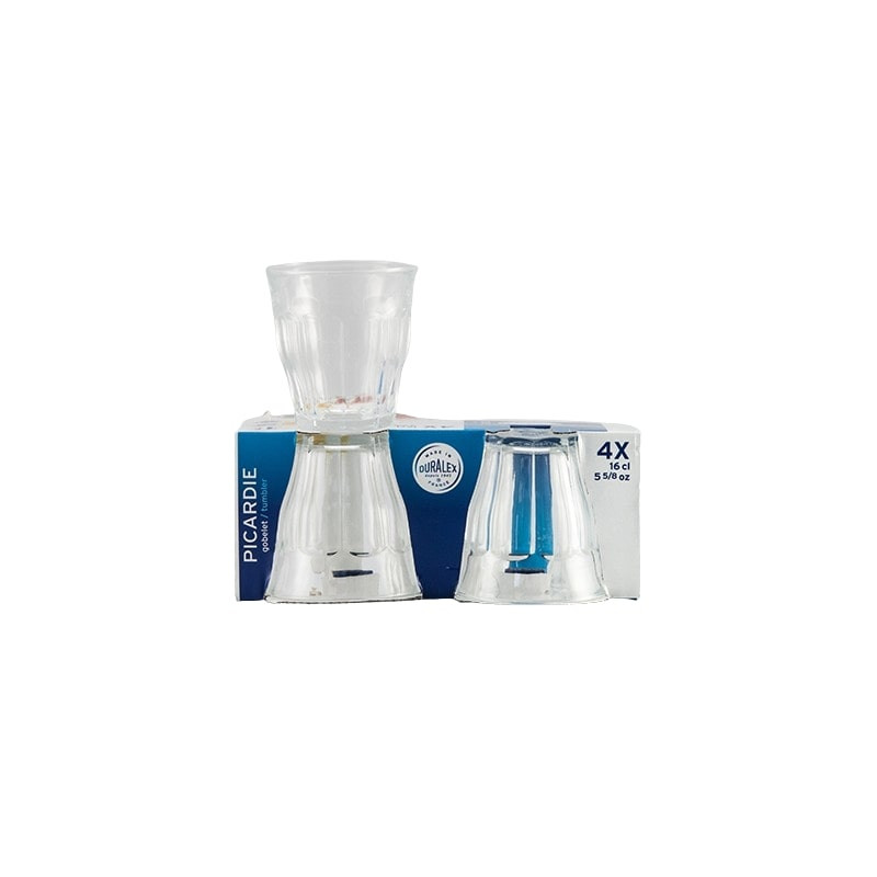 GOBELETS PICARDIE 16CL X4 "DURALEX"