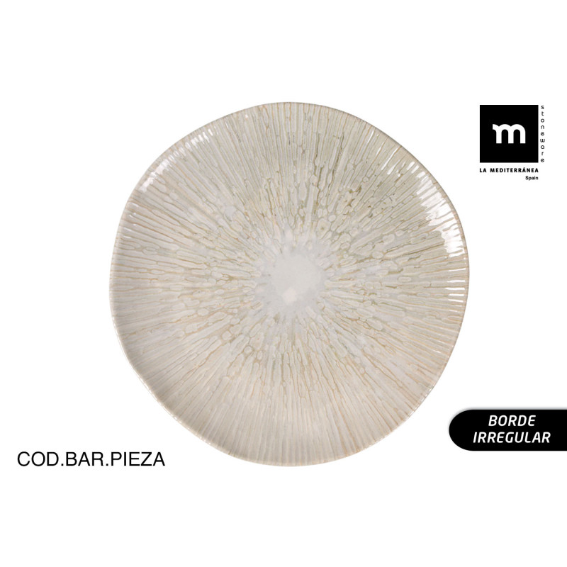 ASSIETTE PLATE 26cm ANYA Iberica BRILLO