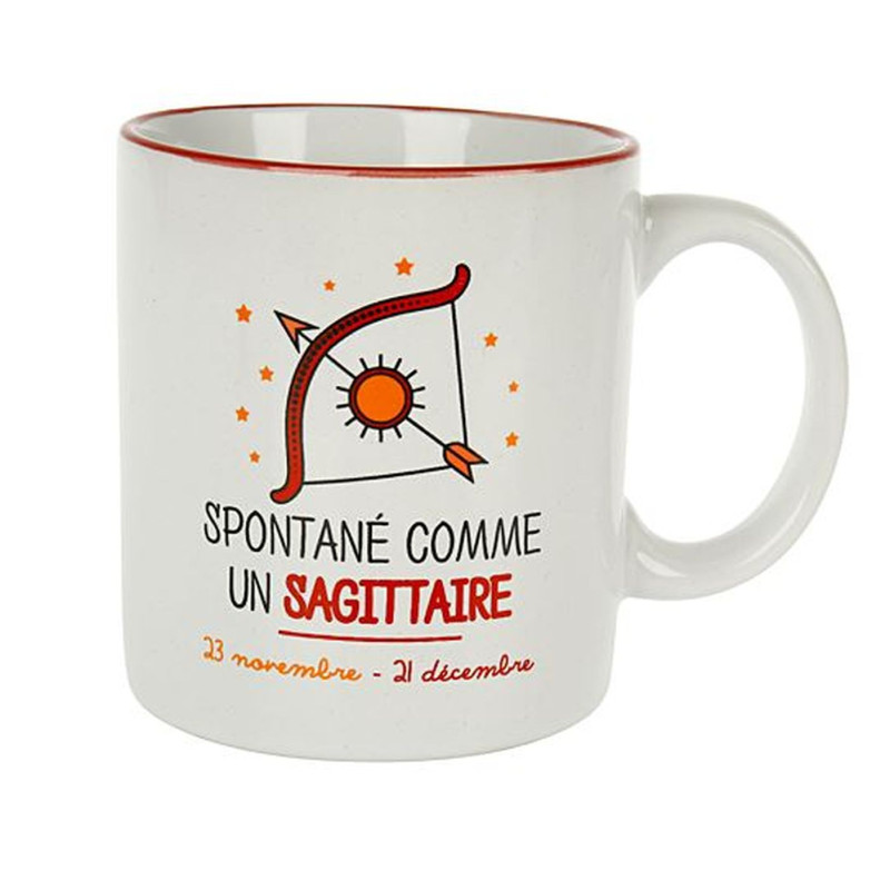 Mug Sagittaire en Grès 40cl horoscope Mug Sagittaire en Grès 40cl horoscope