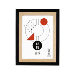 CADRE PHOTO CALI NOIR 13X18