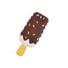 Jouet Glace en Vinyle Sonore pour Animaux 5.5x3.5xH.15cm