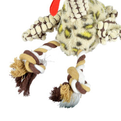 JOUET PELUCHE COQ SONORE 30*10CM BRUN BL