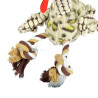 JOUET PELUCHE COQ SONORE 30*10CM BRUN BL JOUET PELUCHE COQ SONORE 30*10CM BRUN BL