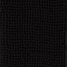 TAPIS MICROF NOIR BOULES UNI 45X75CM