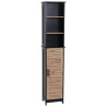 COLONNE BERGEN MDF 1 PORTE + 3 ETAGERES