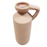 Vase de poterie en dolomite terracotta D13xH31cm