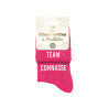 Chaussettes Paillettes Duo "Team Connasse"