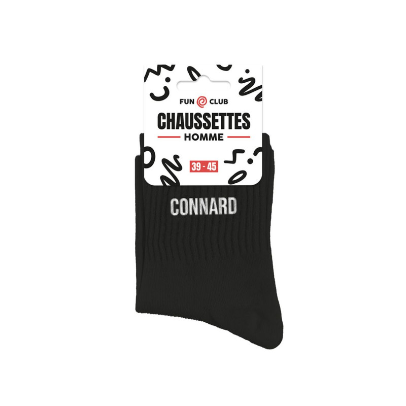 CHAUSSETTES NOIRES CONNARD HOMME