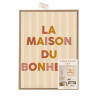 TOILE TUFTEE LA MAISON DU BONHEUR
