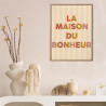 TOILE TUFTEE LA MAISON DU BONHEUR