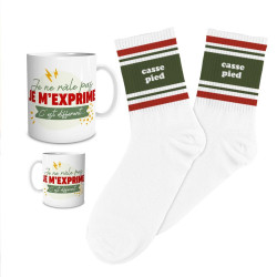 COFFRET MUG CHAUSSETTES CASSE PIED