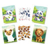 Kit tableaux stickers au numéro A5 lion