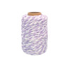 Ficelle coton bicolore Mauve 25mxD1,5mm