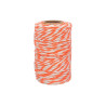 Ficelle coton bicolore Orange 25mxD1,5mm