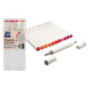 Feutres double pointe coul tons rose/ora