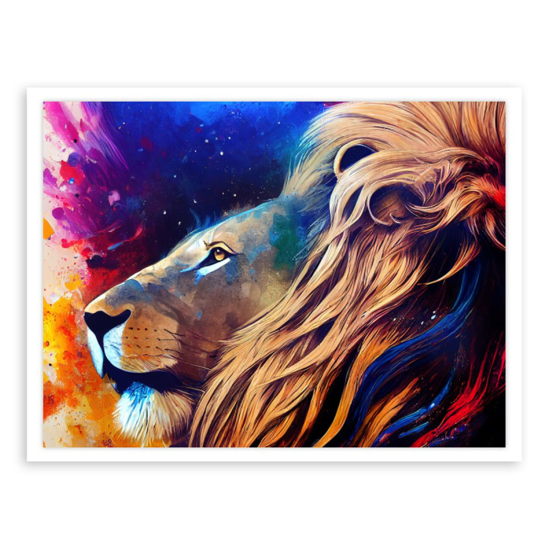 Kit diamond painting Lion 50x40cm