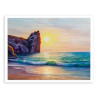 Kit diamond painting Falaise 50x40cm
