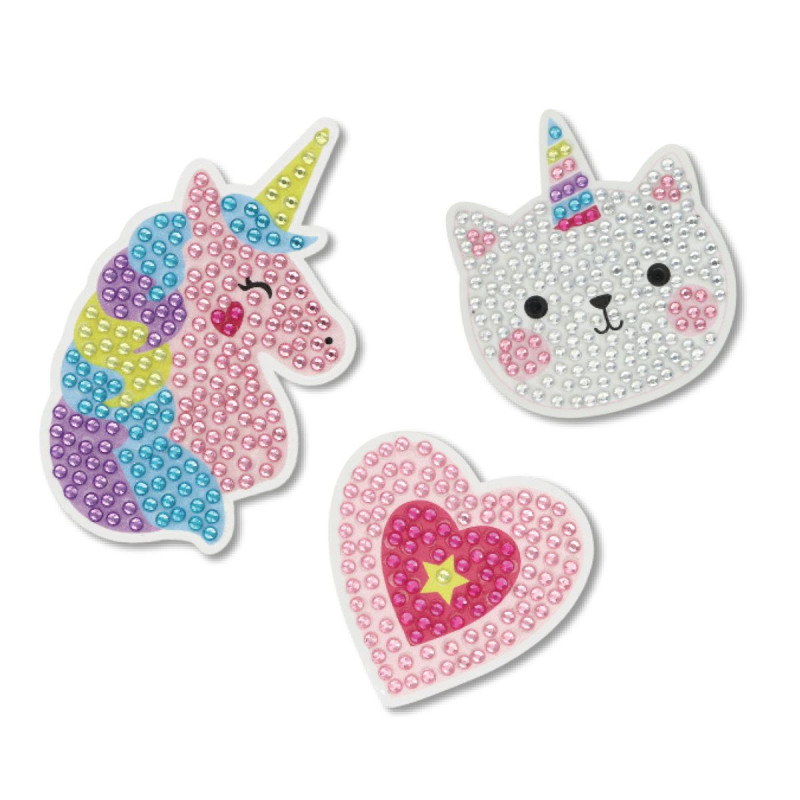 Kit stickers diamond painting Licorne x3
