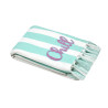 PLAID FOUTA COOLVIBES VERT 100X150