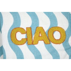 PLAID FOUTA COOLVIBES BLEU 100X150
