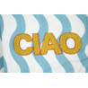 PLAID FOUTA COOLVIBES BLEU 100X150