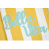 PLAID FOUTA COOLVIBES JAUNE 100X150 PLAID FOUTA COOLVIBES JAUNE 100X150