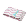 Plaid "Cool Vibes" Rose 100x150 cm - Doux Mélange Coton & Polyester - "Amour"