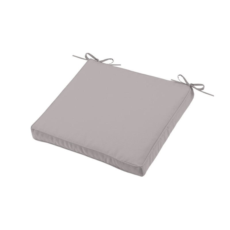 GALETTE DE CHAISE HAWAI TAUPE 40X40X5