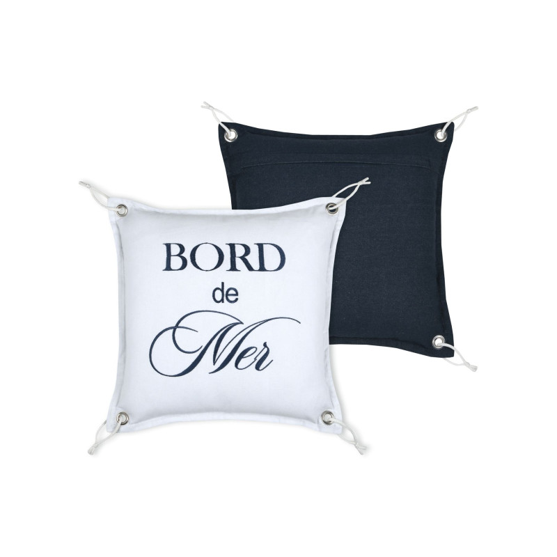 COUSSIN BORDEMER BLANC 45X45 COUSSIN BORDEMER BLANC 45X45